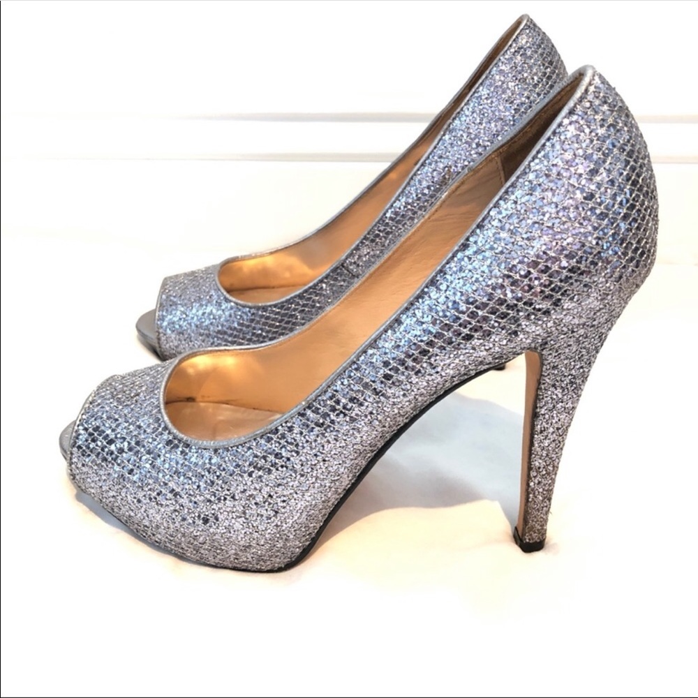 Badgley Mischka ponderosa open-toe pumps - 8